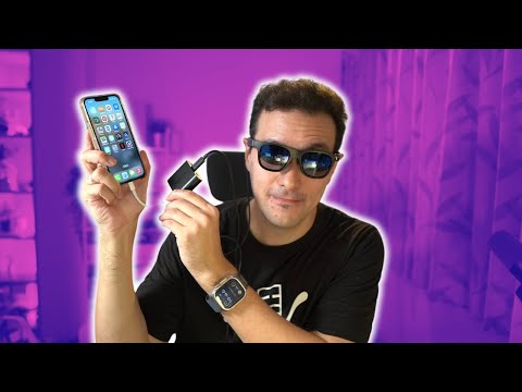 BEST VIDEO GLASSES FOR IPHONE? - VITURE One iPhone Adapter Review