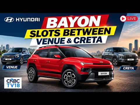 LIVE | Hyundai Bayon India Launch | Price, Features &amp; Details Of New SUV | N18L | <strong>CNBC</strong> TV18
