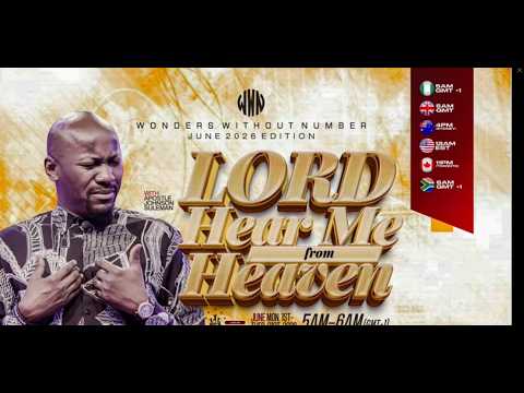Apostle Suleman LIVE: LORD HEAR ME FROM HEAVEN🔥 || WWN #Day 21- June Edition || 29TH June, 2026