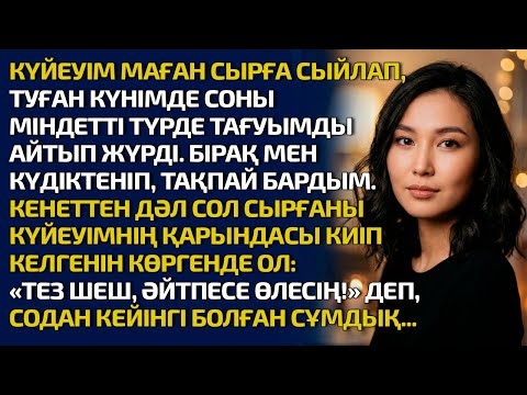 КҮЙЕУІМ МАҒАН СЫРҒА СЫЙЛАП ТУҒАН КҮНІМДЕ СОНЫ МІНДЕТТІ ТҮРДЕ ТАҒУЫМДЫ АЙТЫП ЖҮРДІ. БІРАҚ МЕН КҮДІК