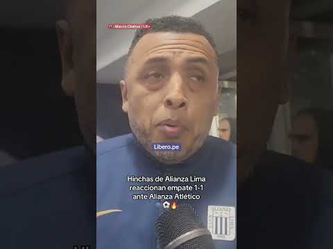 HINCHAS DE ALIANZA LIMA 🔵 REACCIONARON AL EMPATE 1-1 ANTE ALIANZA ATLÉTICO DE SULLANA 🔥⚽️ | Líbero