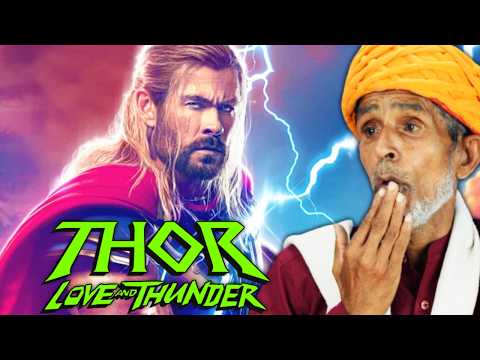 Villagers React to Thor Love and Thunder! (Pure Marvel Chaos)