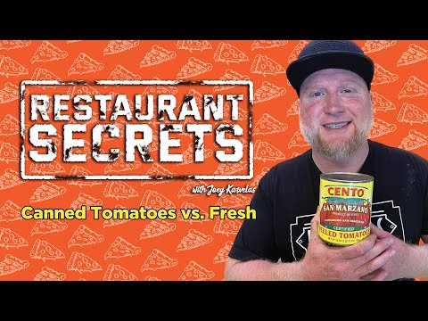 Canned Tomatoes vs. Fresh - Picking the Right Tomatoes for your Pizza
Sauce