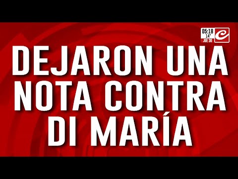 Mensaje mafioso para Di María: Te estamos esperando