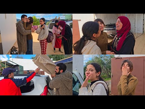 وصال ودعات بناتها بالدموع
