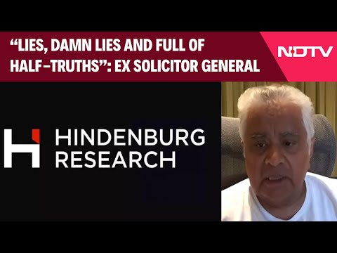 Hindenburg "Mocking India": Harish Salve On Short-Seller's Latest Claim