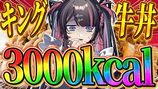 休日にすき家のキング牛丼でドカ食い気絶するVtuber【冥海らぶか】