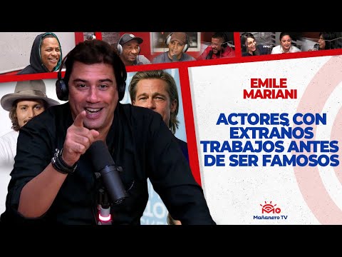 Actores con extraños trabajos antes de ser famosos NO LO VAS A CREER!!!  | Emile Mariani