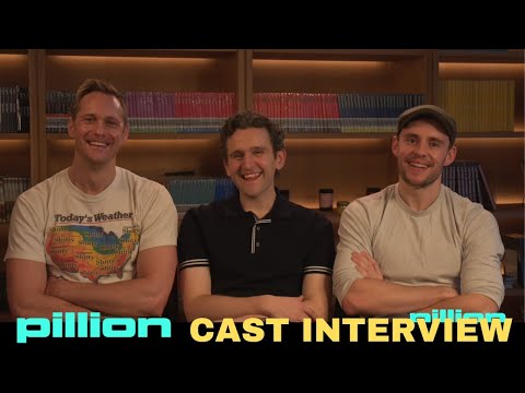 Alexander Skarsgård & Harry Melling on Bringing Physicality to Love: Pillion Cast Interview