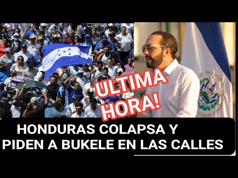 XIOMARA CASTRO SE HUNDE Y PIDEN A BUKELE EN HONDURAS DESDE LAS CALLES!
