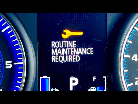 Reset PHEV Petrol Outlander Oil service maintenance reminder for Mitsubishi