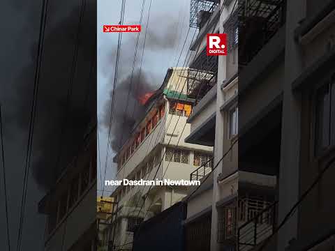 Fire Breaks Out At Undergarments Factory In Chinar Park, Firefighters Rush To Douse The Fire