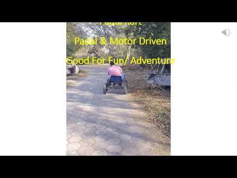 Pedal Kart | Pedal & Motor Driven | Good For Fun/ Adventure | battery operated Pedal Kart