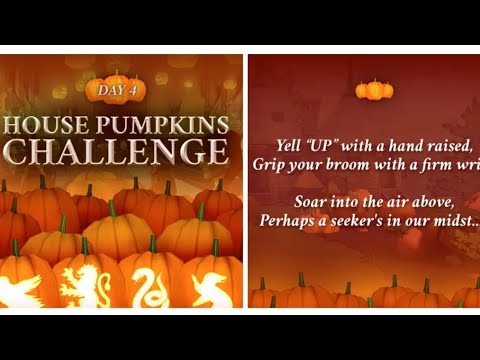 Hogwarts Mystery House Pumpkins Challenge Day 4