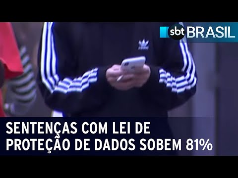 Sentenças com lei de proteção de dados sobem 81% no Brasil | SBT Brasil (16/02/24)
