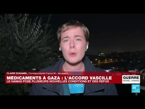 Les camions de médicaments pour les otages à Gaza sont à la frontière israélienne • FRANCE 24