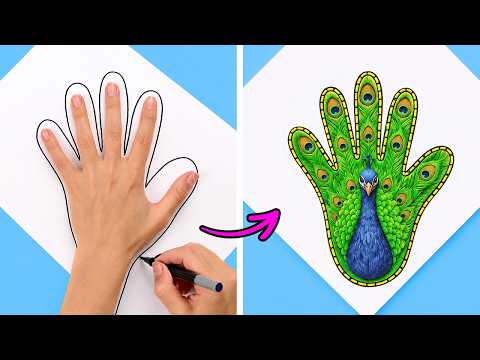 🖐️ Simply the most useful drawing hacks that will elevate your art skills!🐛🖌️