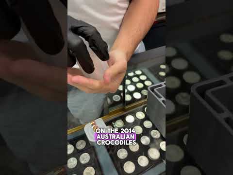 Monster Box of 2014 Australian Saltwater Crocodile Silver Coins — In Stock Now