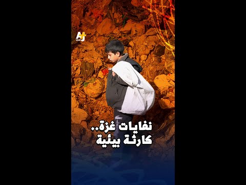 بدء إزالة 350 ألف متر مكعب من النفايات تحاصر خيام النازحين بمدينة غزة