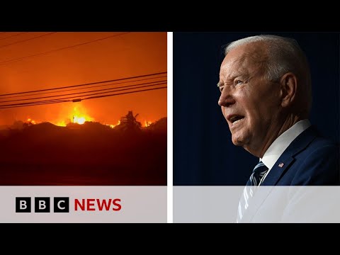 Hawaii wildfires declared an emergency as land is scorched 'like an apocalypse' - BBC News
