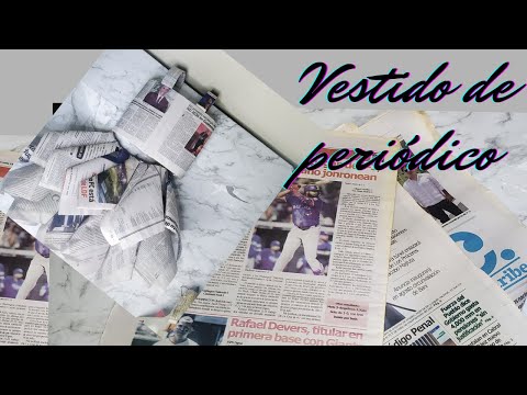 Vestido de periódico