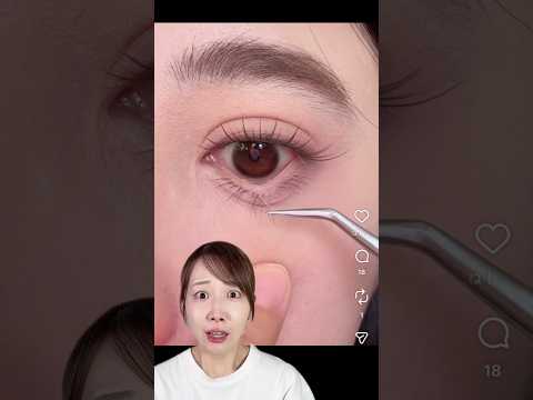 これ、つけまつ毛！？リアルすぎて衝撃…