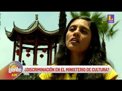 #ArribaMiGente| ¿Discriminación en el Ministerio de Cultura?