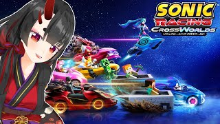 【ソニックレーシングクロスワールド】1位取りたいな!!カスタムでチーム戦やったりランクマしたりSONIC RACING CROSSWORLD