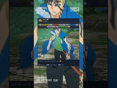 THE MOMENT BORUTO REALISED 🔥 THAT KAWAKI AND HIS POWERS ARE CONNECTED 🤯