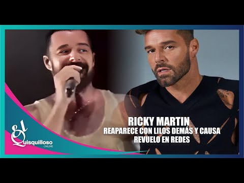 Ricky Martin EL EXITOSO CANTANTE irreconocible, reaparece con kilos de más y le llueven críticas