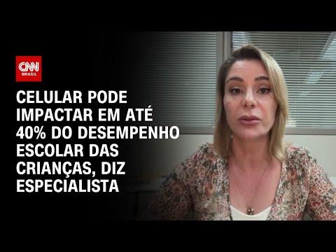 Celular pode impactar em até 40% no desempenho escolar das crianças, diz especialista | LIVE