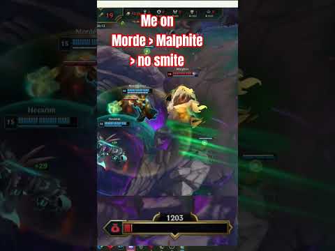 Beat Malphite up Top Lane. Then he has the nerve to try to be the hero