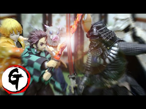 Demon Slayer VS Darth Vader stop motion炭治郎, 善逸&伊之助 VS ダース・ベイダー -鬼滅の刃 ストップモーション