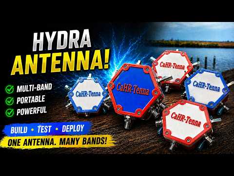 The CaHR-Tenna Hydra Multi-Band HF Antenna