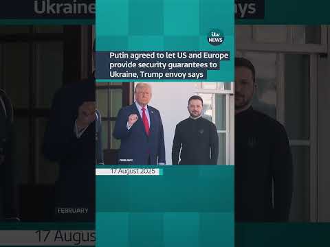Putin agreed to let US and Europe protect Ukraine, Trump envoy says #itvnews #ukraine #usa #russia