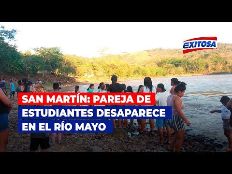 San Martín: Pareja de estudiantes desaparece en el río Mayo