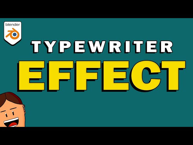 Text Animation | Typewriter Effect | Geometry Nodes Tutorial ...