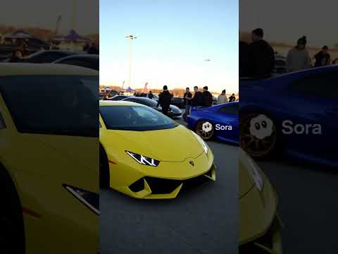 Lamborghini at car meet #lamborghini #lambo #car #meet #fast #ai