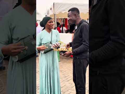 Arrival ofYakubu Lantam Abdul-Jabar Co-founder at Coldsis Ghana at Accra Ramadan Souq