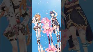 【MMD】おしゃれ番長を遊戯王女子3人で踊ってみた！【羽竜メイ/こむぎ/駄天使ぼたん/Vtuber #shorts 】