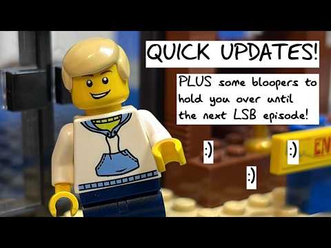 QUICK UPDATES! NEW Lego SpongeBob and A Look at EXCLUSIVE Bloopers!