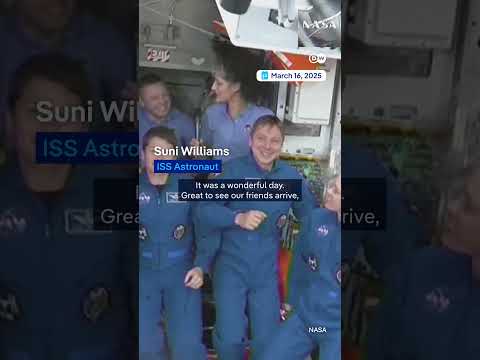 Stranded NASA astronauts welcome new crew on ISS | DW News