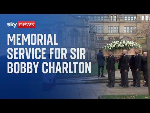 Watch live: Funeral for England and Man United legend Sir Bobby Charlton