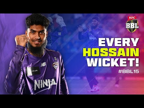 The Pride Of Bangladesh 🇧🇩 Every Rishad Hossain Wicket | #BBL15