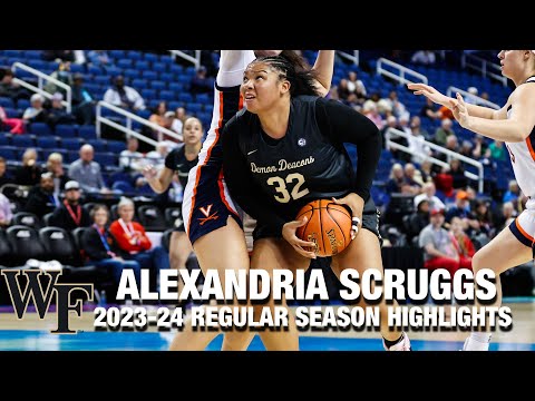 Alexandria Scruggs 2023-24 Regular Season Highlights | Wake Forest Guard