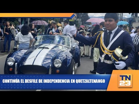 Continúa el desfile de Independencia en Quetzaltenango