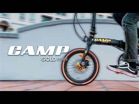 Camp Gold Mini Foldable Bicycle with SHIMANO SORA | MOBOT