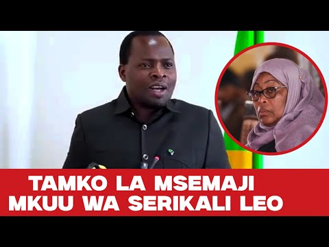 TAMKO LA MSEMAJI MKUU WA SERIKALI MUDA HUU LEO JUMATANO 10/12/2025