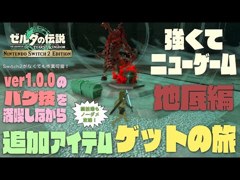 Switch2 Edition 強くてニューゲーム！追加アイテムゲットの旅～地底編～【ティアキン】