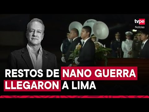 Hernando Guerra-García: restos del congresista llegaron a Lima esta noche